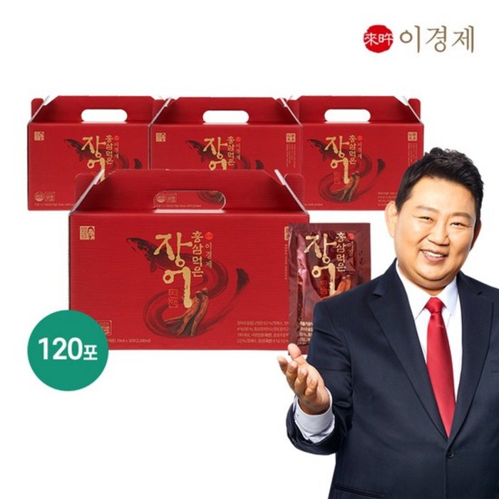 래오이경제 홍삼먹은 장어진액 70ml 120포 선물세트, 상세페이지 참조 대표 이미지 - 장어즙 추천