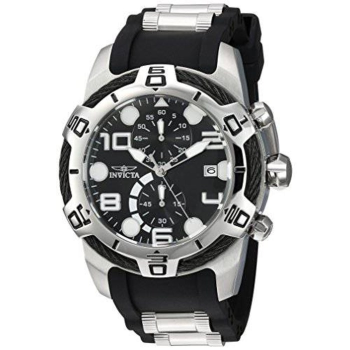 Invicta Men’s Bolt 스테인레스 스틸 쿼츠시계 실리콘 스트랩 2 톤 26 (? 대표 이미지 - 인빅타 시계 추천