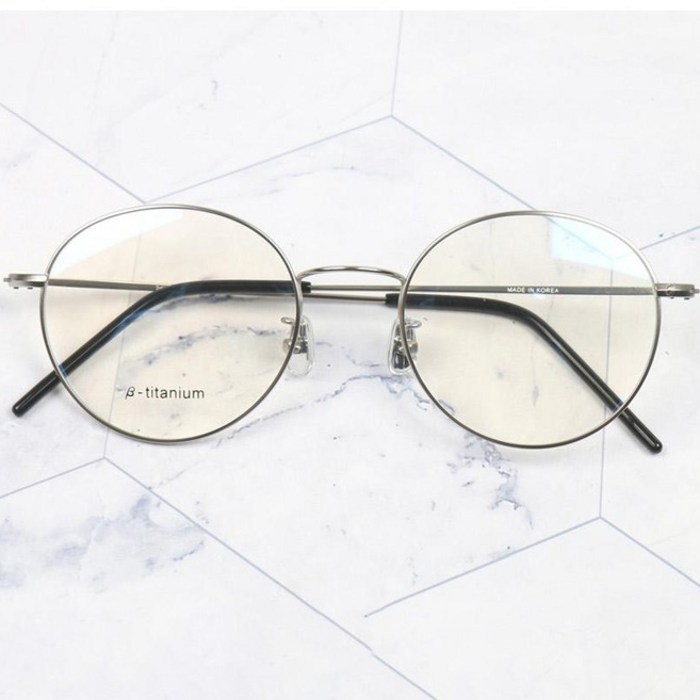 더브릴레 가벼운 7g 국산 투아이 베타티타늄 동글이 다각형 안경테 대표 이미지 - 안경 추천