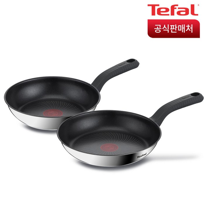 테팔 IH 에센스쿡 인덕션 후라이팬 2종 세트, 후라이팬 20cm + 후라이팬 24cm 대표 이미지 - 테팔 후라이팬 추천