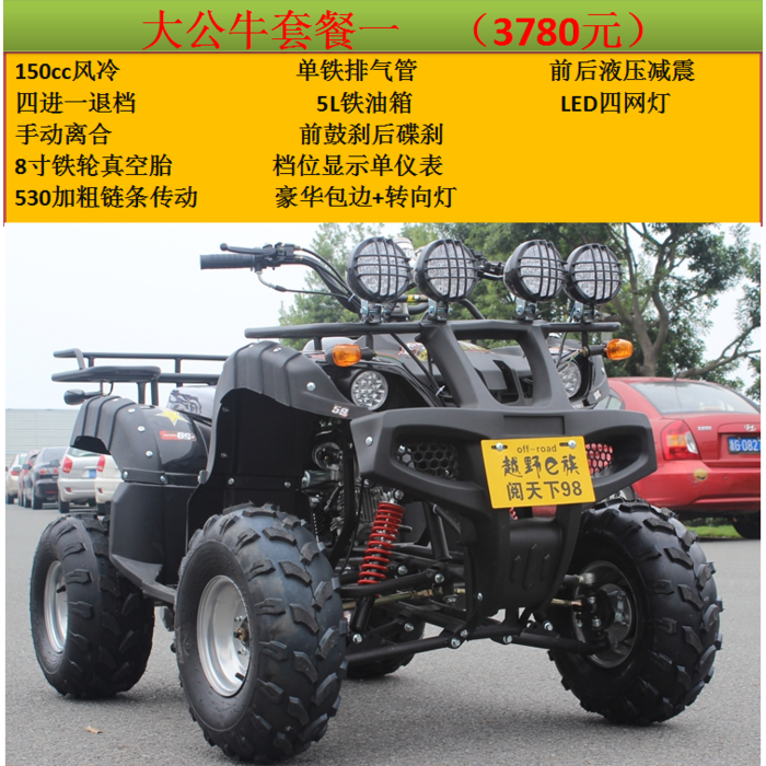 4륜 사발이 농업용 산악 오토바이 맞춤 제작 전지형 ATV 소형 바이크, 타입A
