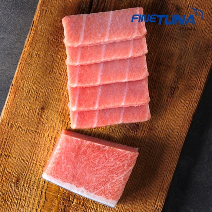 파인튜나 참다랑어 참치 골라담기, 1개, 09. 참다랑어 뱃살(오도로+주도로) 200g. 대표 이미지 - 참다랑어 추천