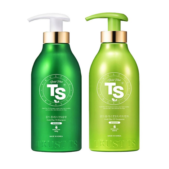 TS 골드플러스 샴푸 500g+골드플러스 트리트먼트 500ml, 1세트 대표 이미지 - TS 샴푸 추천