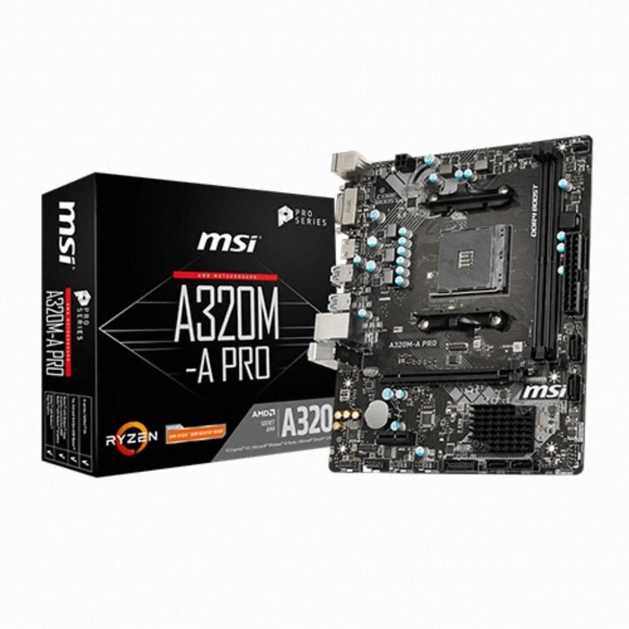 MSI A320M-A PRO 대표 이미지 - AMD 메인보드 추천