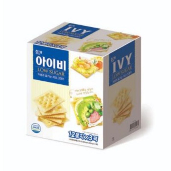 해태제과 아이비 12p x 3개, 810g, 1개 대표 이미지 - 크래커 과자 추천