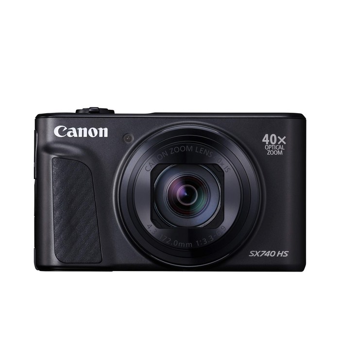 Canon 컴팩트 디지털 카메라 PowerShot SX740 HS 블랙 광학 40배 줌4K 동영상Wi-Fi 대표 이미지 - 캐논 파워샷 추천