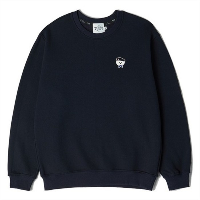 비욘드클로젯 11/16출고 기모 ILP SIGNATURE WAPPEN SWEAT SHIRTS NAVY (7660748) 대표 이미지 - 비욘드클로젯 맨투맨 추천