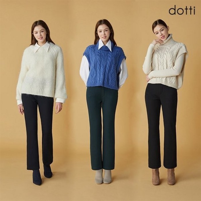 최신상 23FW 도티 기모 본딩 플레어핏 팬츠 여성3종 PGPW 261004 대표 이미지 - 플레어핏 바지 추천
