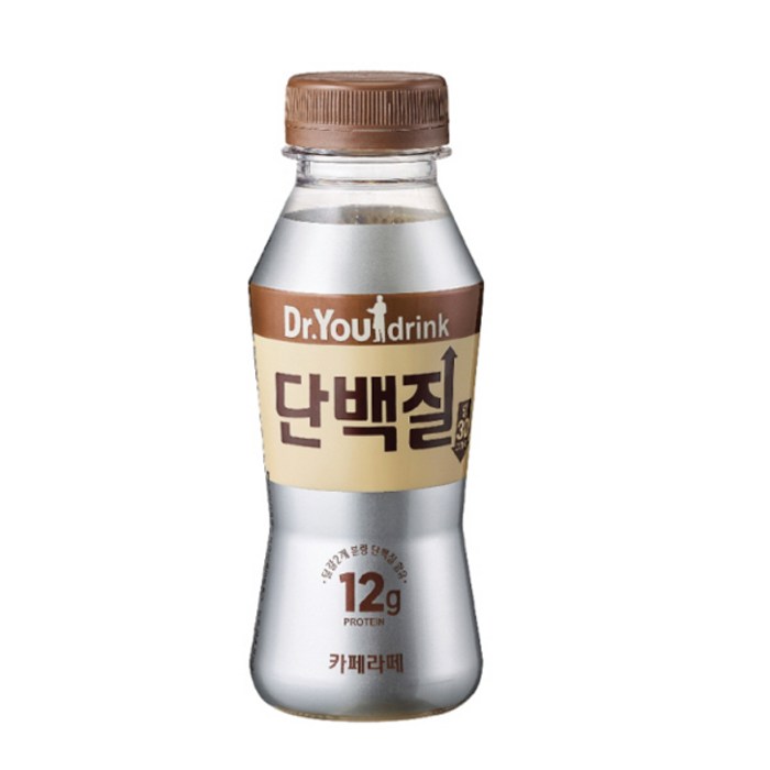 닥터유 오리온 닥터유 드링크 단백질 카페라떼, 240ml, 24개 대표 이미지 - 단백질 음료 추천