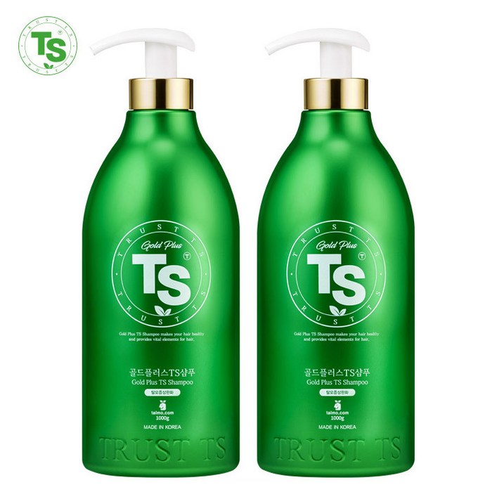 골드플러스 TS 샴푸 1000ml 2개, 1000g 대표 이미지 - TS 샴푸 추천