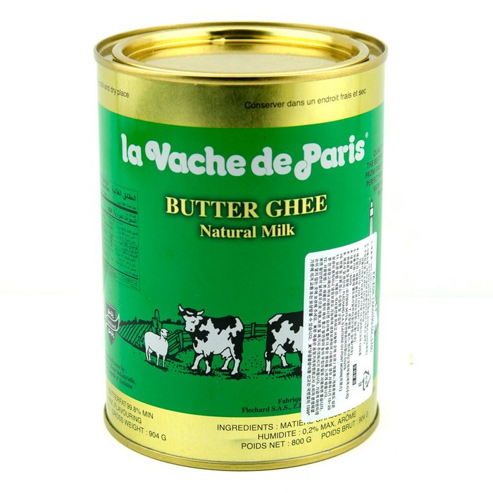 LA VACHE DE PARIS 버터기히 800g FRANCE BUTTER GHEE 대표 이미지 - 기버터 추천