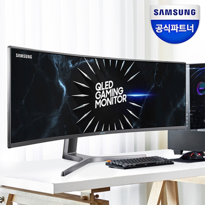 삼성전자 123.9cm DQHD 커브드 모니터 C49RG90 120Hz 대표 이미지 - 49인치 모니터 추천