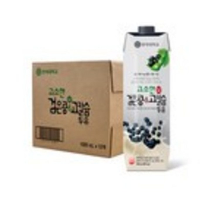 연세우유 고소한 검은콩 앤 고칼슘 두유, 1000ml, 80개 대표 이미지 - 고소한 검은콩 두유 추천