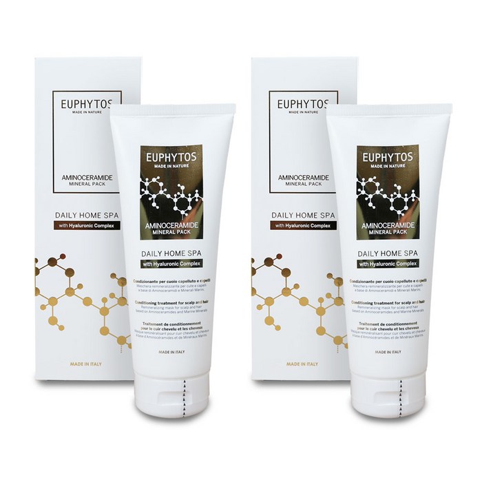 유피토스 트리트먼트 시즌2 아미노세라마이드 미네랄 헤어팩 살롱 220ml 1+1 Eupytos hairpack treatment, 220ml, 2개