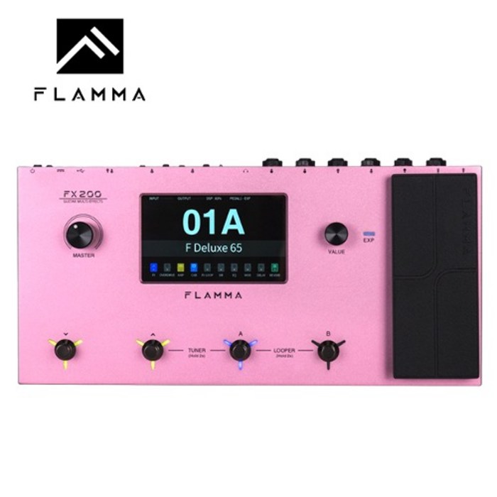 Flamma - FX200 / 모델링 멀티 이펙터 (Pink) 대표 이미지 - 플라마 FX200 추천