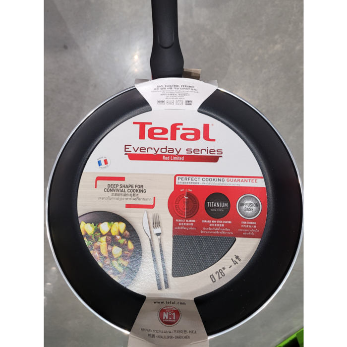 TEFAL 테팔 레드 후라이팬 28cm 프라이팬 주방용품 코스트코 대표 이미지 - 테팔 후라이팬 추천