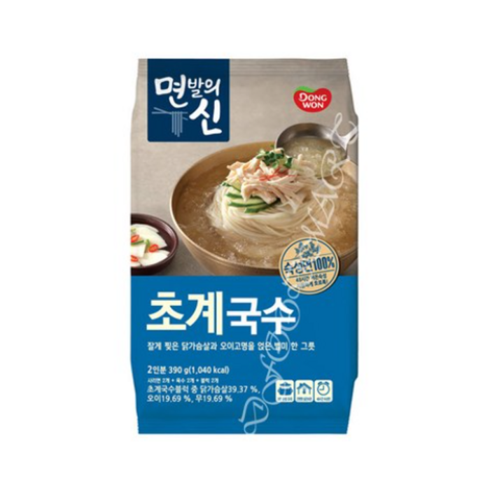동원 면발의 신 초계국수, 390g, 3개 대표 이미지 - 초계국수 추천