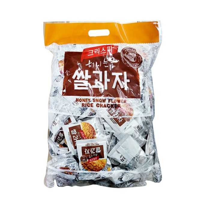 크리스피 허니눈꽃 쌀과자, 1kg, 2개 대표 이미지 - 쌀과자 추천