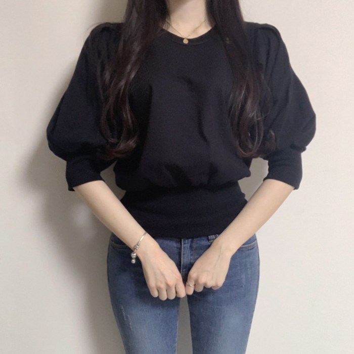 [자체제작]헤이지 퍼프 티셔츠 대표 이미지 - 퍼프티 추천