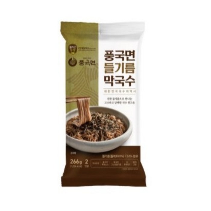 풍국면 들기름 막국수, 266g, 7개 대표 이미지 - 들기름 막국수 추천