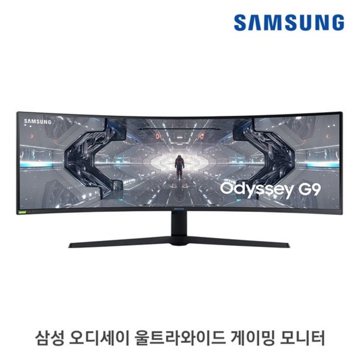 삼성전자 프리미엄 49인치 고화질 커브드 게이밍 모니터 240Hz 1ms 시력보호 인풋랙제어 블랙이퀄라이저 대표 이미지 - 49인치 모니터 추천