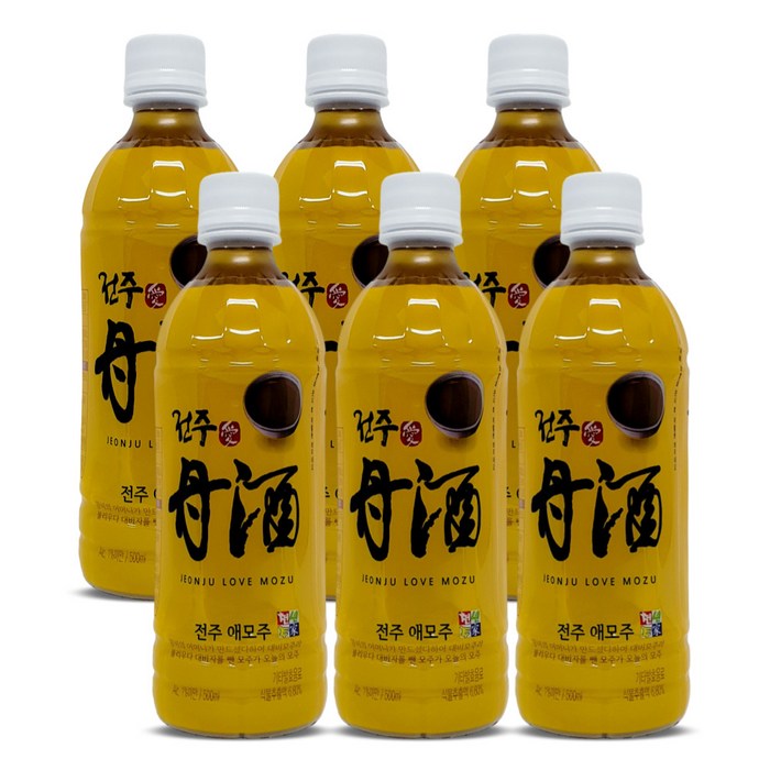 천년주가 전주모주 500ml x 6개 음료 전주애모주 발효음료 대표 이미지 - 백운주가 추천