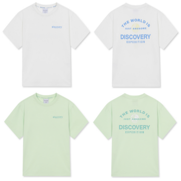 (매장정품) 디스커버리 키즈 반팔티 어린이 여아 남아 초등학생 옷 반팔 티셔츠