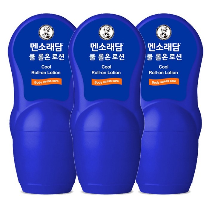 멘소래담 쿨 롤 온 바디로션, 50ml, 3개 대표 이미지 - 근육통 추천