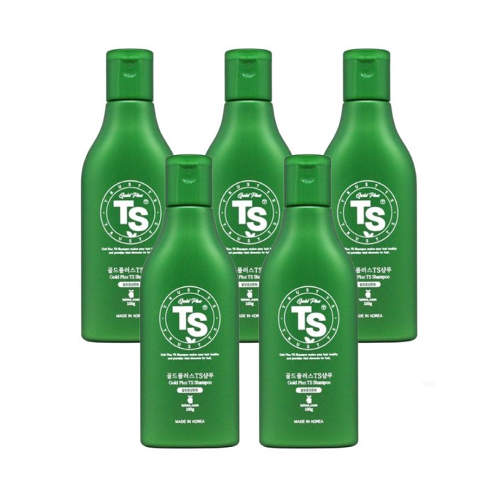 TS 골드 플러스 샴푸, 100g, 5개 대표 이미지 - TS 샴푸 추천