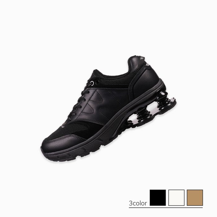 발볼넓은 운동화 족저근막염 무릎 허리에 좋은 발편한 신발 워라이즈 기능성신발 워킹화 COZY [코지] 블랙 대표 이미지 - 족저근막염 신발 추천