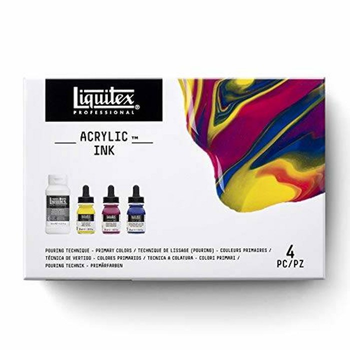 Liquitex Pouring Medium Technique Set with Acrylic Ink Primar/442526, 상세내용참조, 상세내용참조, 상세내용참조