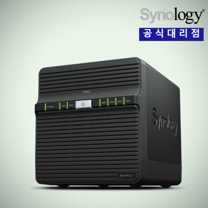 시놀로지 DS423 4베이 (하드미포함) Synology NAS 정품 판매점 대표 이미지 - 4베이 나스 추천