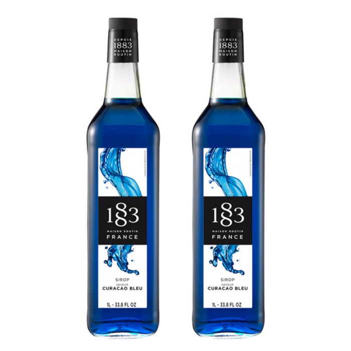 1883 블루큐라소시럽 1000ml 2개세트 대표 이미지 - 블루 큐라소 추천