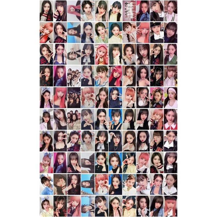 아이브 포토카드 100장 아이엠 키치 웨이브 아이해브 아이브 애프터라이크 러브다이브 일레븐 장원영 안유진 김가을 리즈 레이 이서 셀카 포카 아이돌굿즈 폴꾸 포꾸 최신상, 01 웨이브 키치 아이엠 100장 대표 이미지 - 아이브 키치 포카 추천