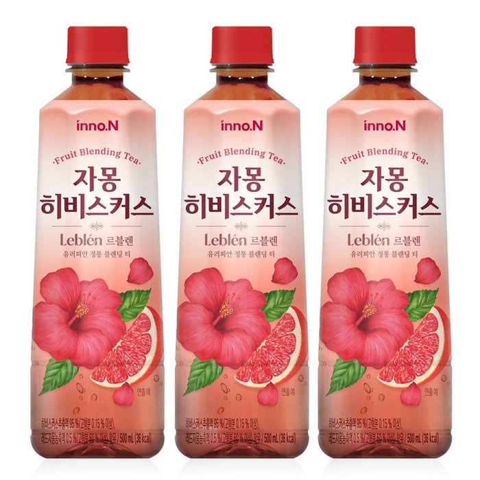 르블렌 자몽히비스커스 500ml x 12펫 대표 이미지 - HK이노엔 추천