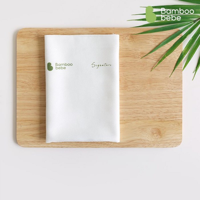 밤부베베 시그니처 엠보손수건 퓨어 5장