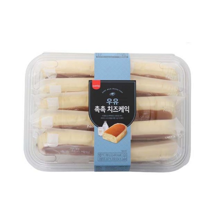 삼립식품 우유치즈케익 700g, 1box 대표 이미지 - 우유케이크 추천