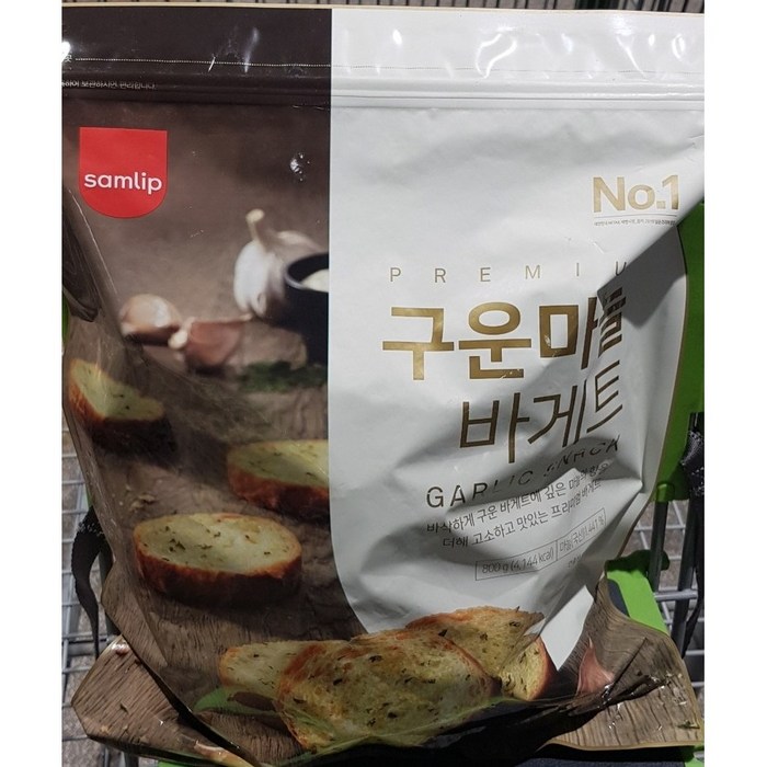 삼립 구운마늘 바게트 800g 마늘맛 스낵, 3개 대표 이미지 - 마늘바게트 추천