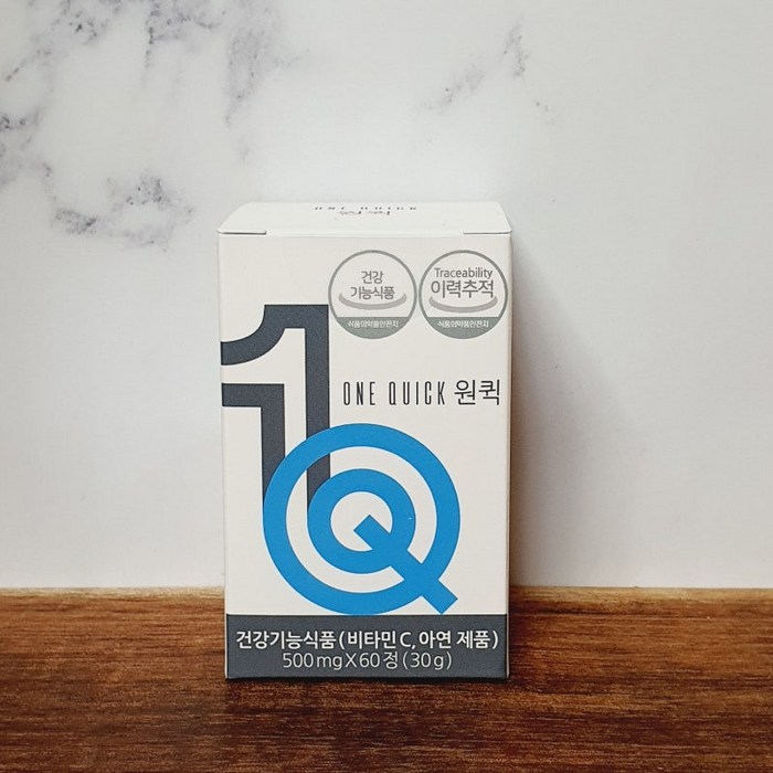 ONEQUICK 원퀵 500mg, 60정, 1개 대표 이미지 - 독소 빼기 추천