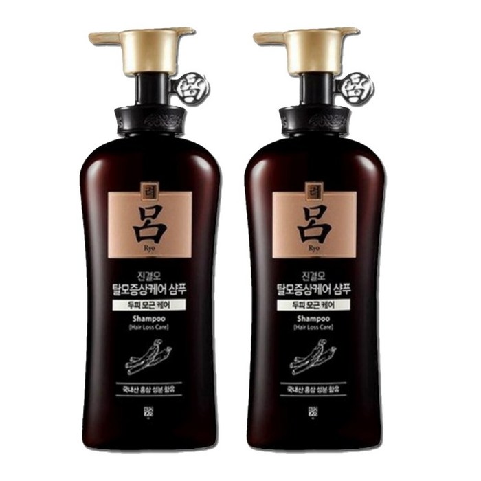 려 진결모 탈모증상케어샴푸 490ml 탈모샴푸, 2개 대표 이미지 - 중건성 샴푸 추천