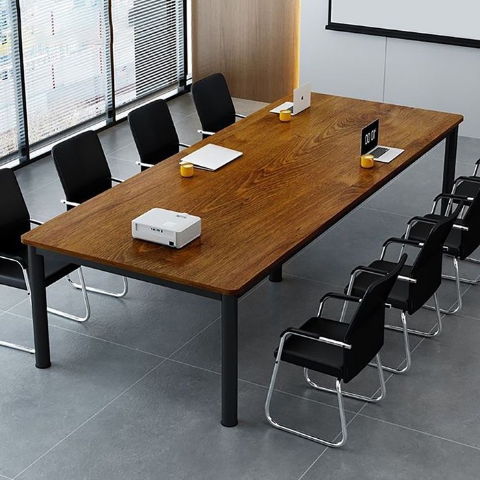 오피스 회의실 사각 넓은 책상 회사 사무용 회의용 테이블