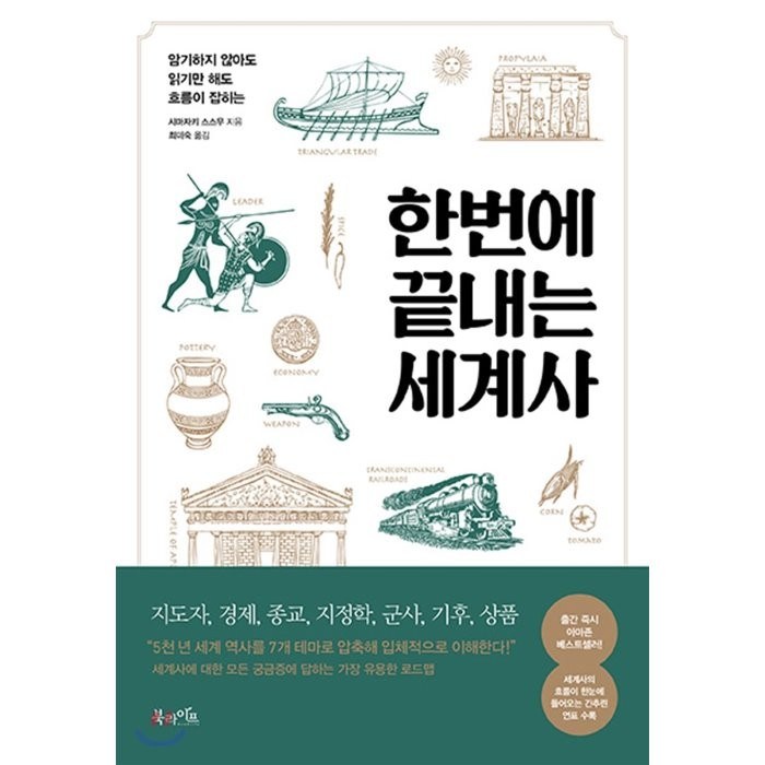 한번에 끝내는 세계사:암기하지 않아도 읽기만 해도 흐름이 잡히는, 북라이프, 시마자키 스스무 대표 이미지 - 세계사 책 추천