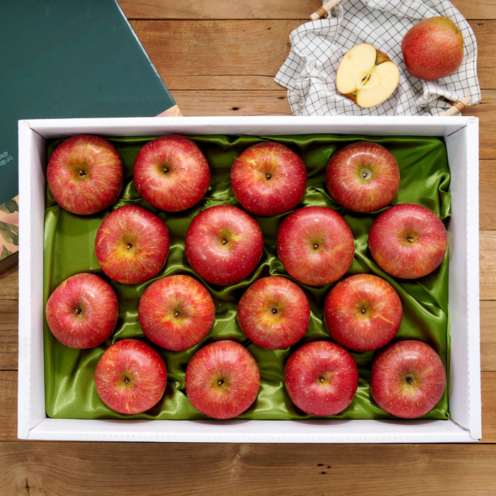 쿠메푸드 산지직송 프리미엄 제철 햇 사과 선물용 설 추석 선물 세트, 프리미엄 햇사과 3kg, 1박스 대표 이미지 - 제수용 과일 추천