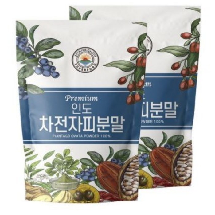 해나식품 식이섬유 차전자피분말, 500g, 2개 대표 이미지 - 차전자피 추천