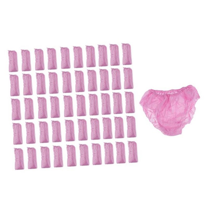 50 pcs 속옷 일회용 슈퍼 탄성 피부 친화적 인 팬티 팬티 세트 대표 이미지 - 일회용 속옷 추천