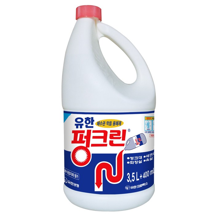 유한양행 펑크린 배수구 세정제, 3.9L, 1개 대표 이미지 - 배수구 클리너 추천