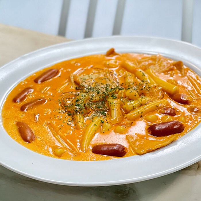 [달콤모임] 로제떡볶이 540gX2팩, 단품 대표 이미지 - 로제 떡볶이 추천