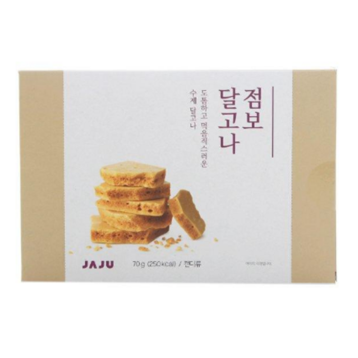 JAJU 자주 점보 달고나 70g x2, 1세트 대표 이미지 - 달고나 추천