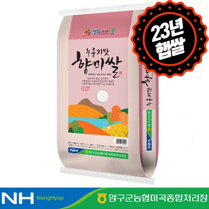 [하루세끼쌀] 23년 햅쌀 양구농협 양구 누룽지맛 향미쌀 10kg 구수한향+당일도정