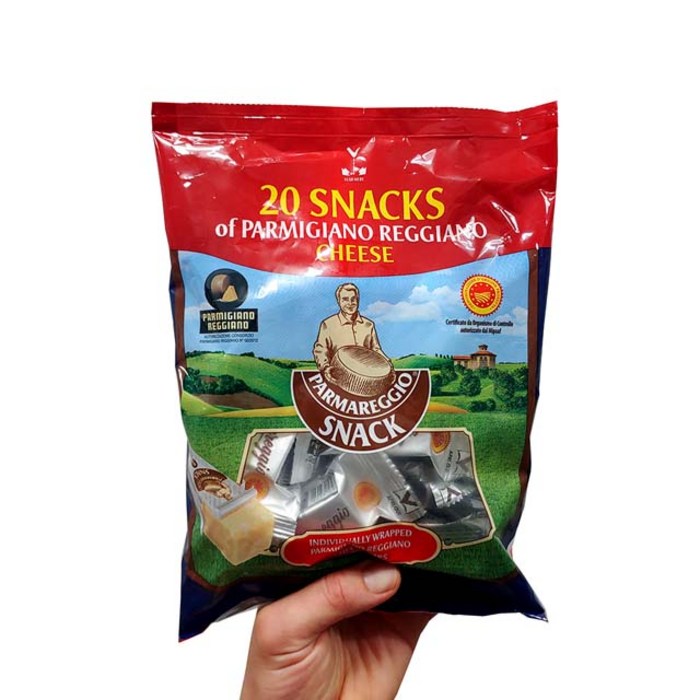 파르마지아노 레지아노 스낵치즈 20g - 20개입 parmigiano reggiano snack, 종이박스에 아이스팩 포장(동절기) 대표 이미지 - 파르미지아노 레지아노 치즈 추천